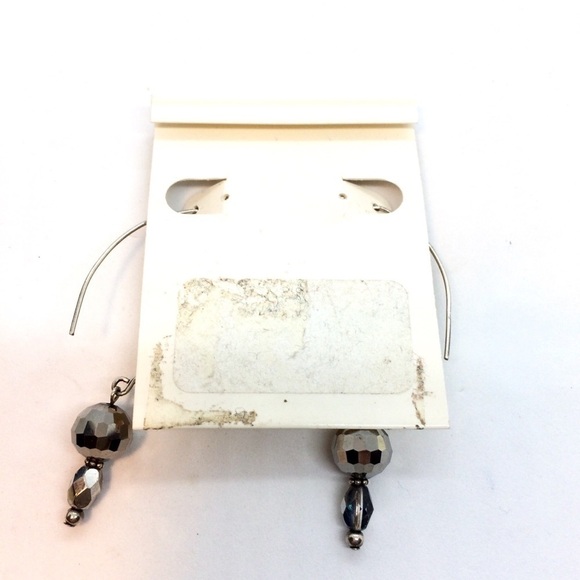 3/$30 DONNA DRESSLER STERLING SILVER EARRINGS EAR WIRE DISCO BALL - Picture 5 of 10